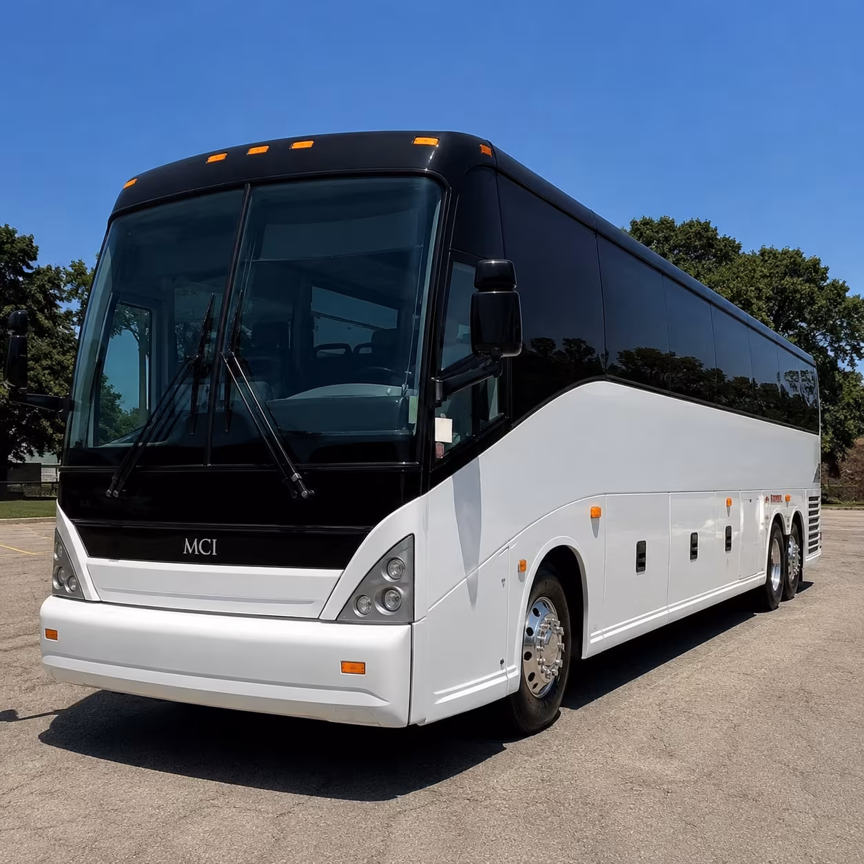 no matter how many people are flying there is a bus that fits