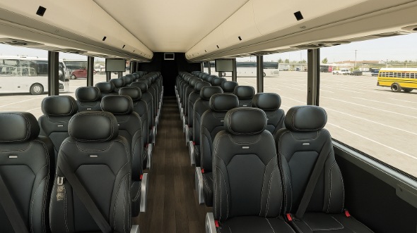 caldwell 18 passenger minibus inside