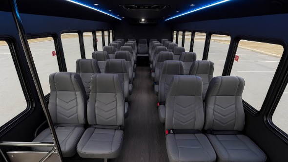 caldwell 28 passenger minibus inside