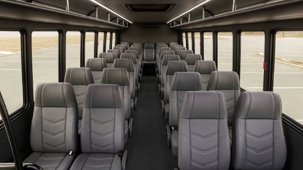 caldwell 35 passenger minibus inside