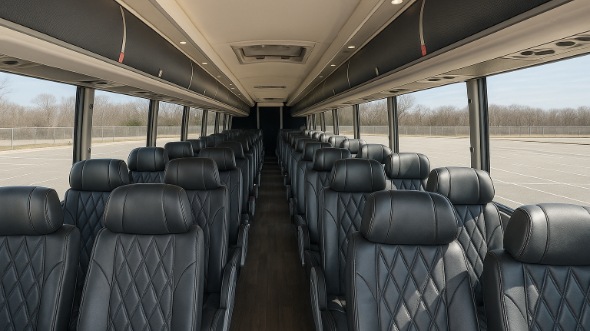 caldwell 50 passenger charter bus rental