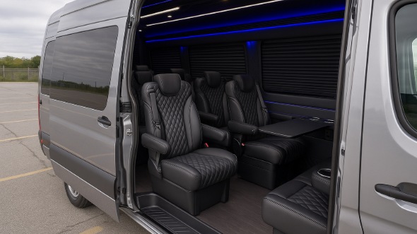 caldwell sprinter van with driver interior