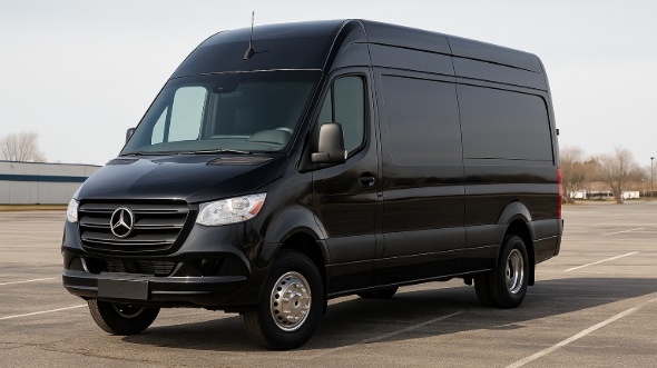 caldwell sprinter van with driver